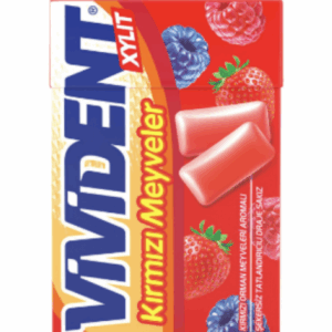 Vivident Xylit Red Fruits Gum 22 gr
