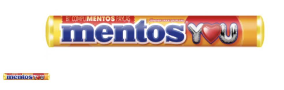 Mentos Stick Strawberry Candy 37.5 gr