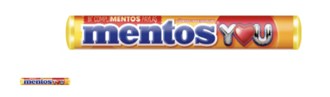 Mentos Stick Strawberry&Banana Flavored Candy 37.5 gr