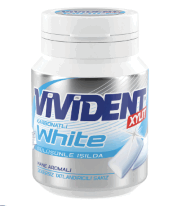 Vivident White Mint Gum 67 gr