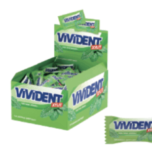 Vivident Mono Green Mint Flavored Gum 2 gr