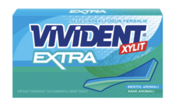 Vivident Extra Mint Gum 26 gr