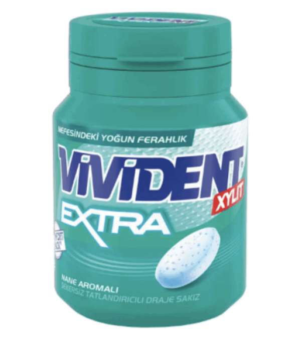 Vivident Extra Mint Gum 66 gr