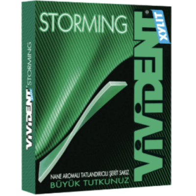 Vivident Storming Mint Gum 33 gr