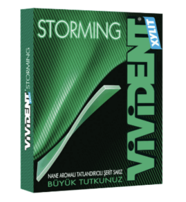 Vivident Storming Mint Gum 33 gr