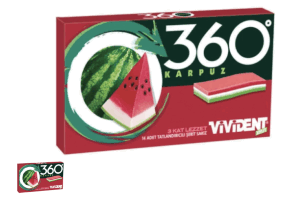 Vivident 360 Watermelon Gum 33 gr