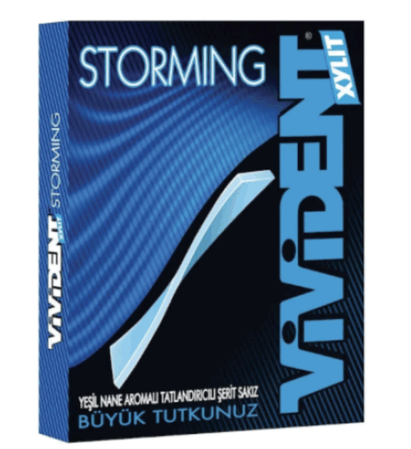Vivident Storming Green Mint Gum 33 gr