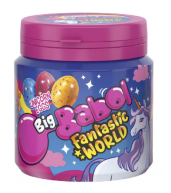 Big Babol Fantastic World Unicorn Eggs Çilek&Muz&Blueberry Aromalı Gum 90 gr