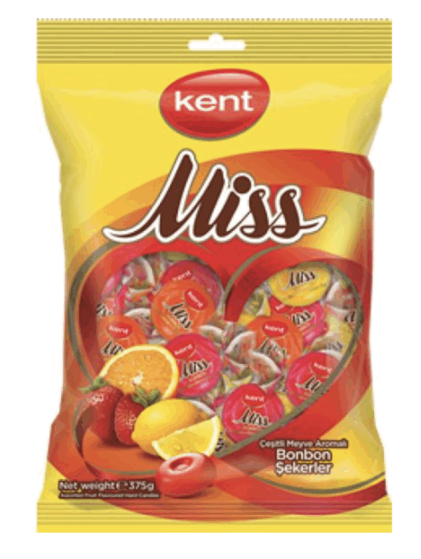Kent Candy Fruit Juice Filled 375 gr