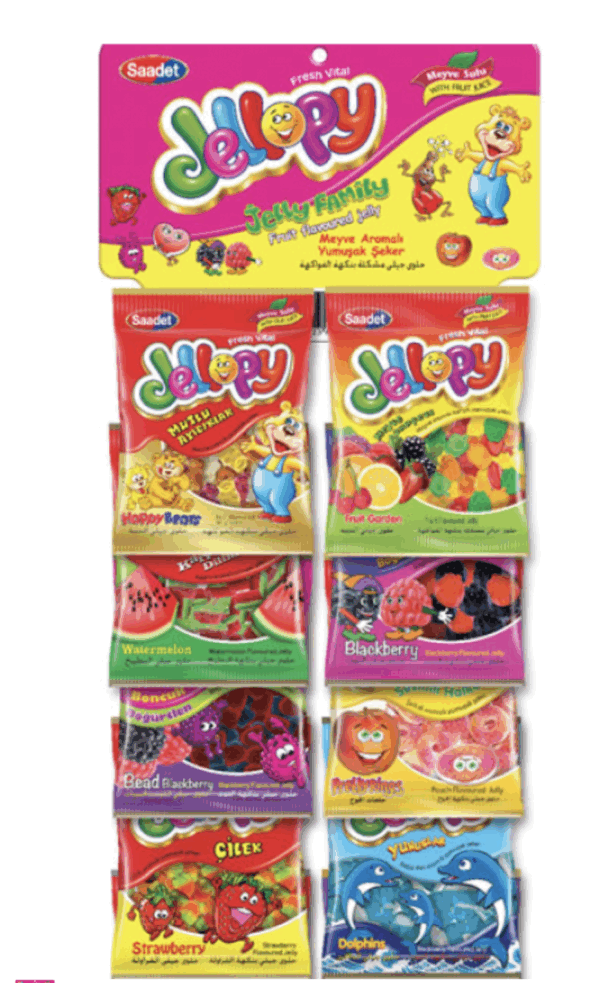 Saadet Jelly Jellopy Mix Gummy Candies 100 gr