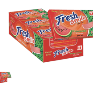 Saadet Fresh Smile Watermelon Flavoured Sugar Free Gum 14 gr