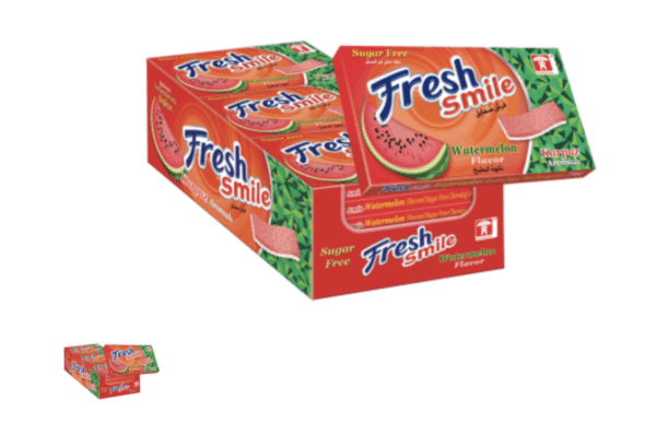Saadet Fresh Smile Watermelon Flavoured Sugar Free Gum 14 gr