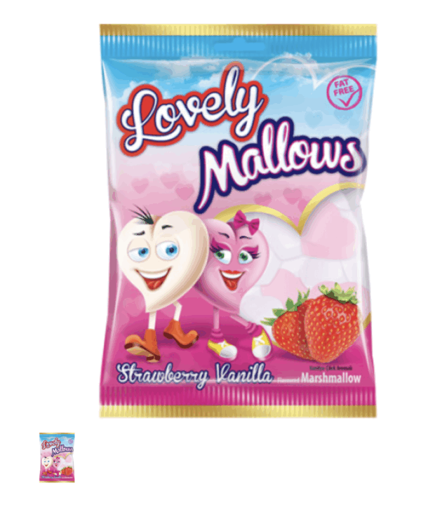 Saadet Lovely Mallows Strawberry 150 gr
