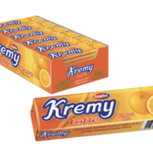 Saadet Kremy Orange Flavoured Toffee Candy 25 gr