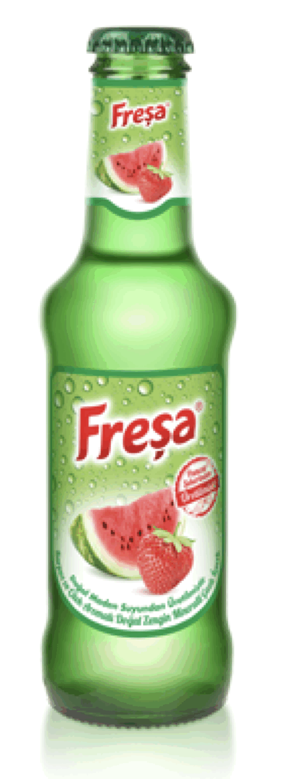Freşa Watermelon Strawberry Flavored Natural Mineral Rich Carbonated Drink 200 ml