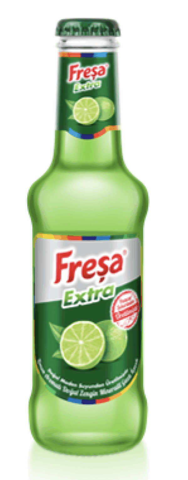 Freşa Extra Bitter Lemon Flavored Natural Rich Mineral Carbonated Drink 200 ml