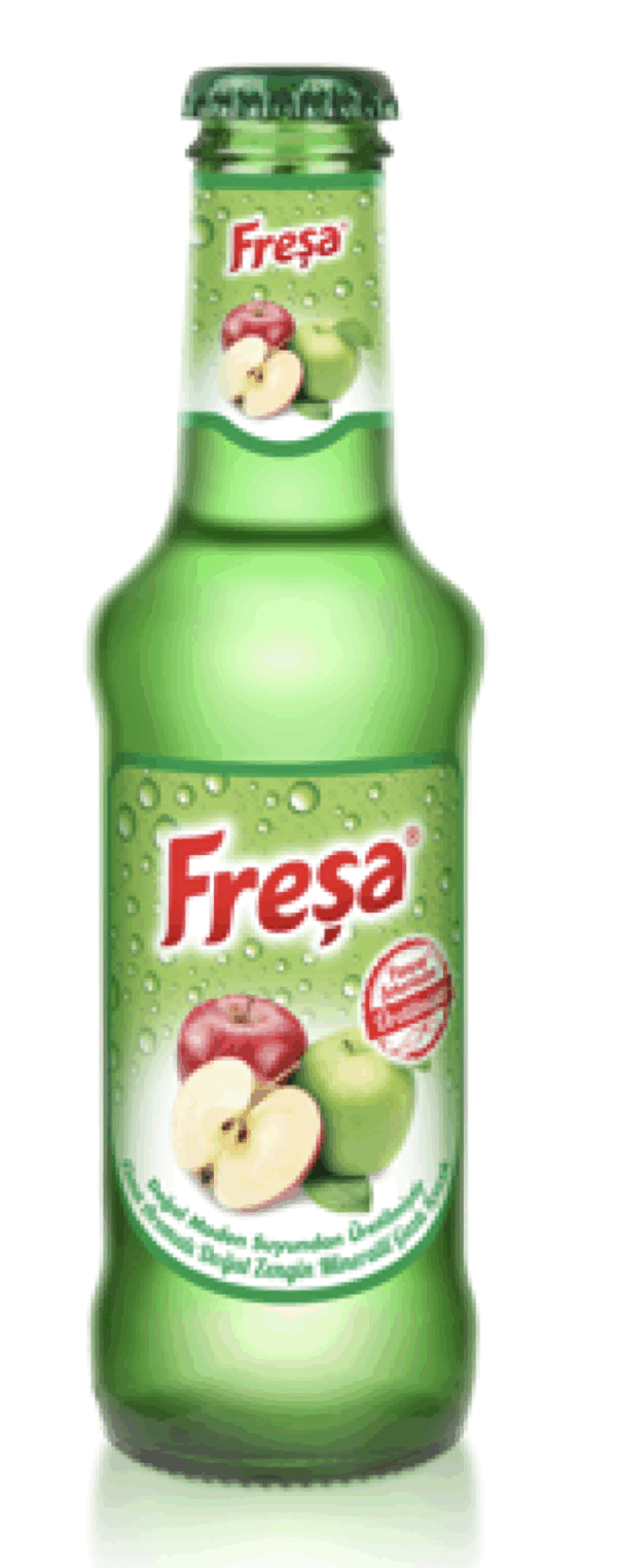 Freşa Apple Flavored Natural Mineral Rich Carbonated Drink 200 ml