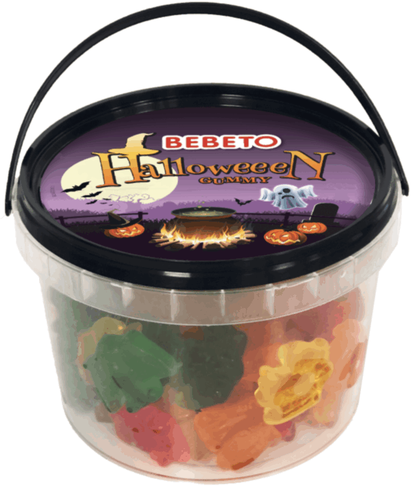 Kervan Gıda Bebeto Jelly Candy Halloweeen Bat 250 grX18