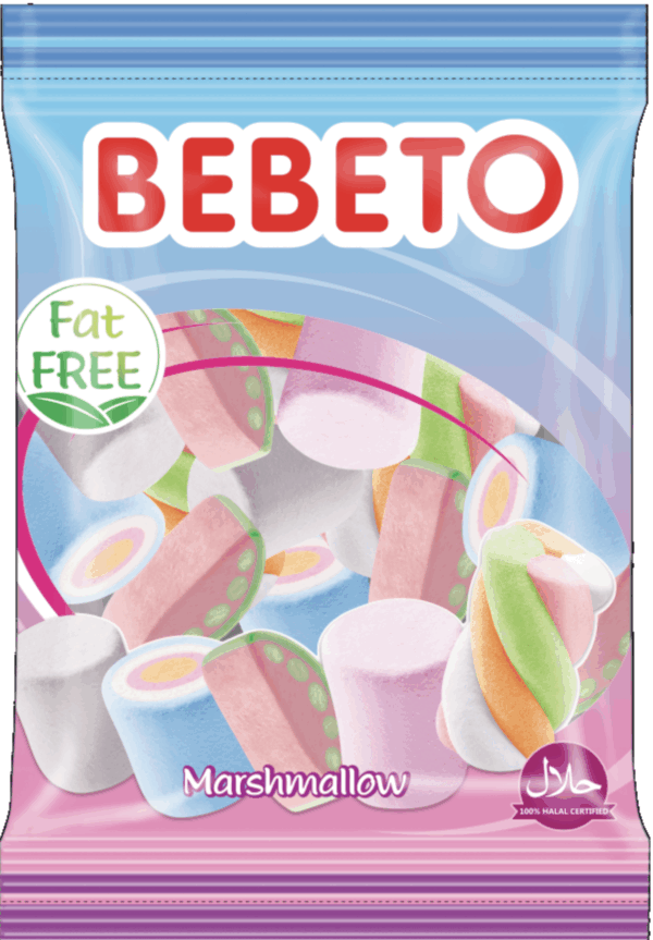 Kervan Gıda Bebeto Marshmallow Candy Mix 135 grX12