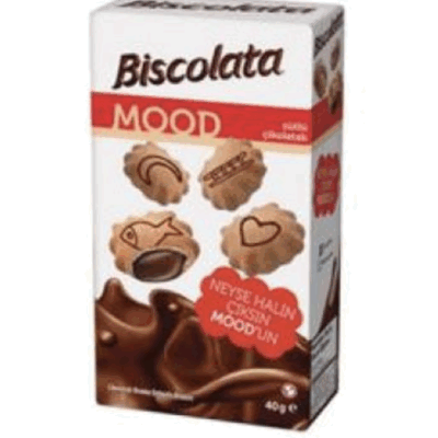 Şölen Biscolata Mood Chocolate Cream Filled Biscuit 40 gr