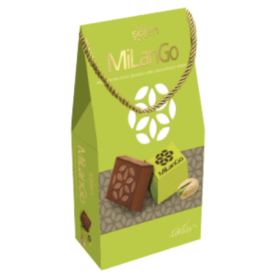 Şölen Milango Milk Chocolate With Pistachio Filled With Pistachio Cream 225 gr
