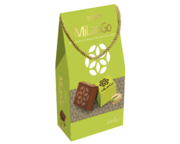 Şölen Milango Milk Chocolate With Pistachio Filled With Pistachio Cream 225 gr
