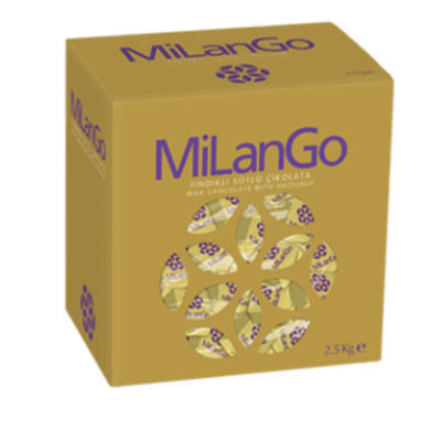 Şölen Milango Milk Chocolate With Hazelnut Cream Filled With Hazelnut Cream 2.5 kg