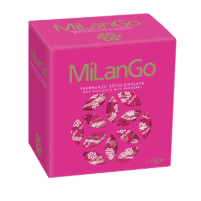Şölen Milango Raspberry Filled Milk Chocolate with Raspberry Cream 2.5 kg