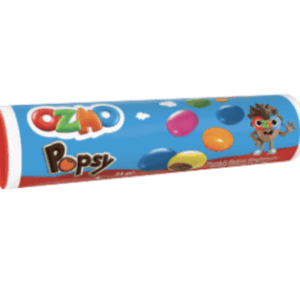 Şölen Ozmo Popsy Colored Sugar Coated Milk Dragee 24 gr