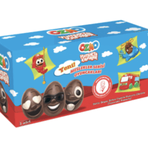 Şölen Ozmo Toy Milk, White, Bitter Figured Chocolate 20 grX3