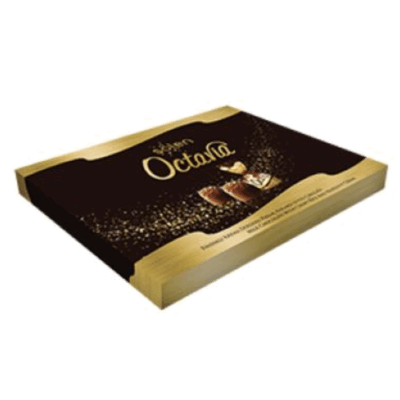 Şölen Octavia Milk Chocolate with Hazelnut Cream Filled with Crispy Rice 400 gr