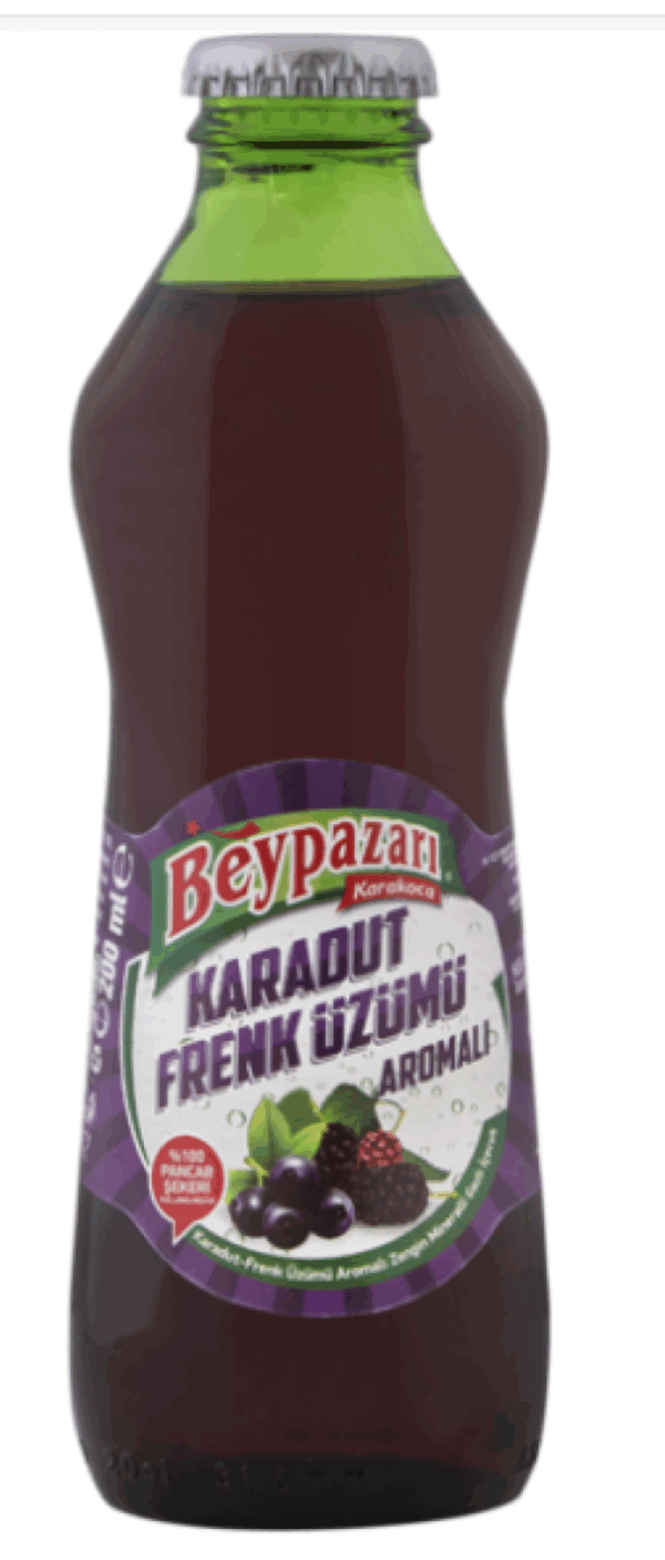 Beypazarı Black Mulberry & Blackcurrant Flavored Natural Mineral Water 200 ml
