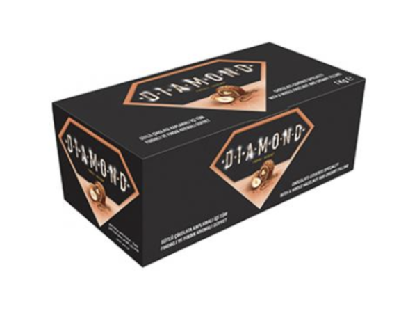 Şölen Dıamond Sütlü Çikolata Coated Wafer İle Whole Ve Fındıklı Krem 1 kg