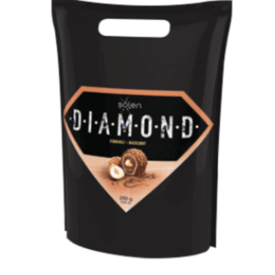 Şölen Dıamond Milk Chocolate Coated Wafer with Whole and Hazelnut Cream 250 gr