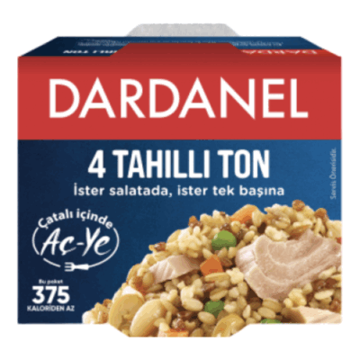 Dardanel Tuna with 4 Grain 185 gr