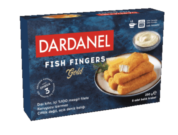 Dardanel Fish Fingers Gold (Haddock Fillet) 250 gr
