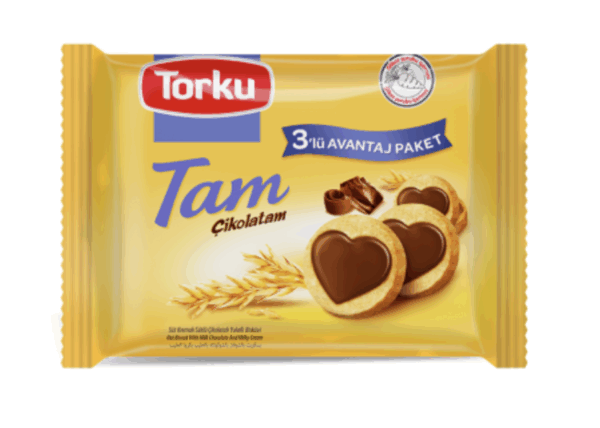 Torku Oatmeal-Chocolate Biscuit Cream 3X83 gr