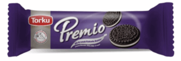 Torku Premio Cocoa Biscuit With Milk Cream 86 gr