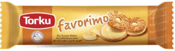 Torku Favorimo Banana Cream Biscuit 61 gr