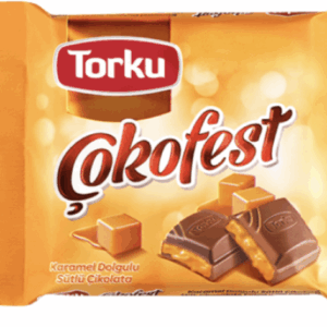 Torku Çokofest Caramel Filled Milk Chocolate 60 gr
