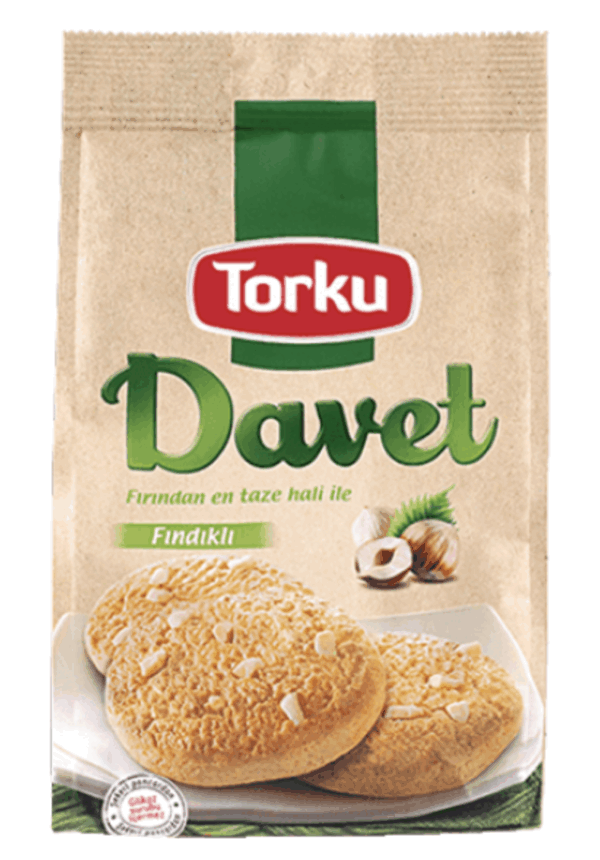 Torku Davet Biscuit With Hazelnut 180 gr