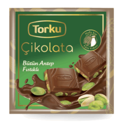Torku Milk Chocolate with Pistachio 65 gr