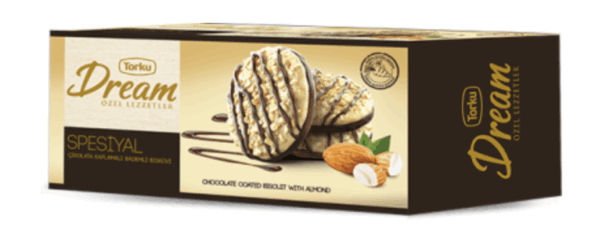 Torku Dream Special Chocolate Coated Biscuit With Almond 40 gr