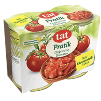 Tat Chopped Tomato Pack Of 2 800 gr