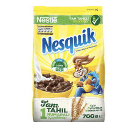 Nestle Nesquik Cocoa Wheat And Corn Flakes 700 gr