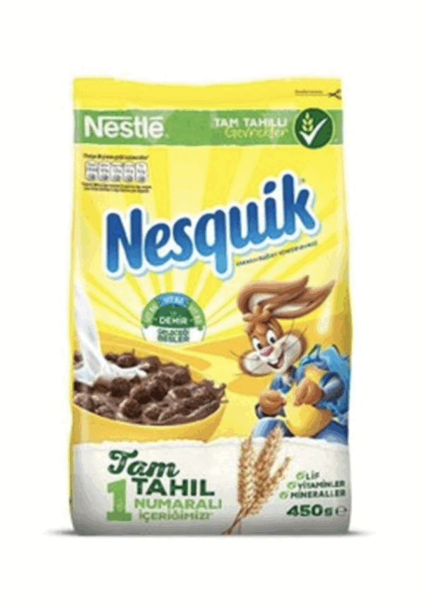 Nestle Nesquik Cocoa Wheat And Corn Flakes 450 gr