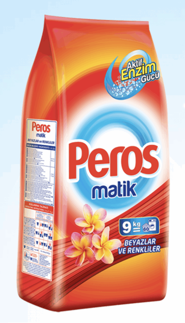 Peros Powder Detergent Whites&Colors 9 kg