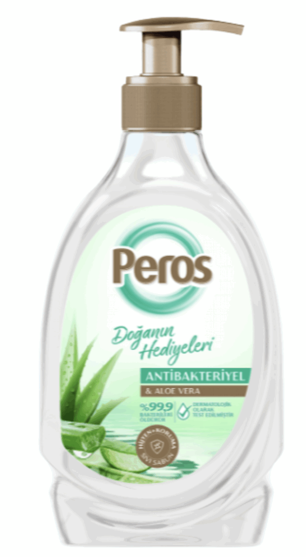 Peros Liquid Soap Antibacterial & Aloe Vera 400 ml