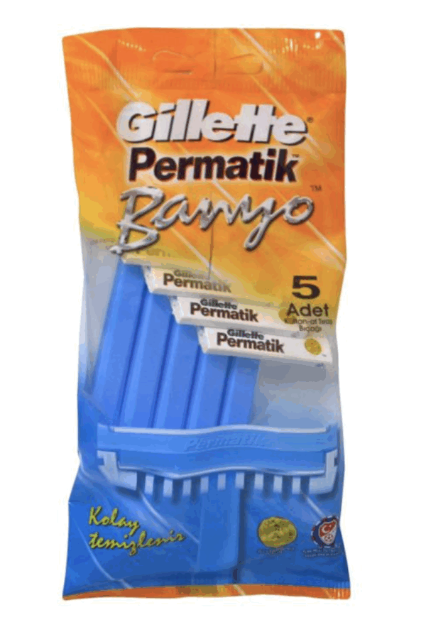 Gillette Permatik Disposal Bath 5 pc
