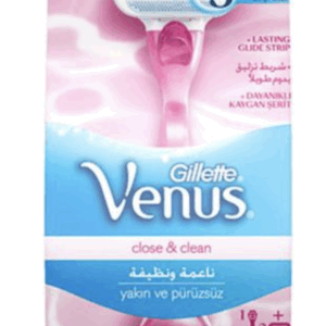 Gillette Venus Clean&Clean Razor With 2 Refill 1 pc